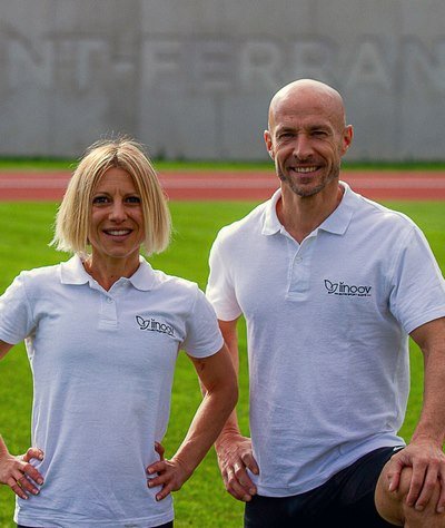 Portrait de Elise Gravière et Gregory Morlé, co-fondateurs de IINOOV